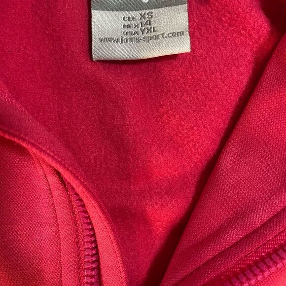 JOMA Youth XL Tracksuit Top Jacket Hot Pink - Picture 3 of 3